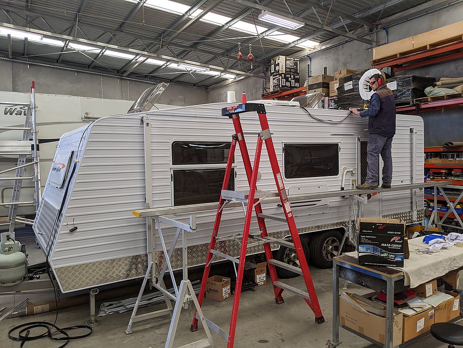 Storm repairs for your caravan