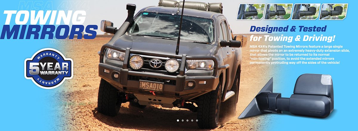 Msa towing mirrors hilux deals