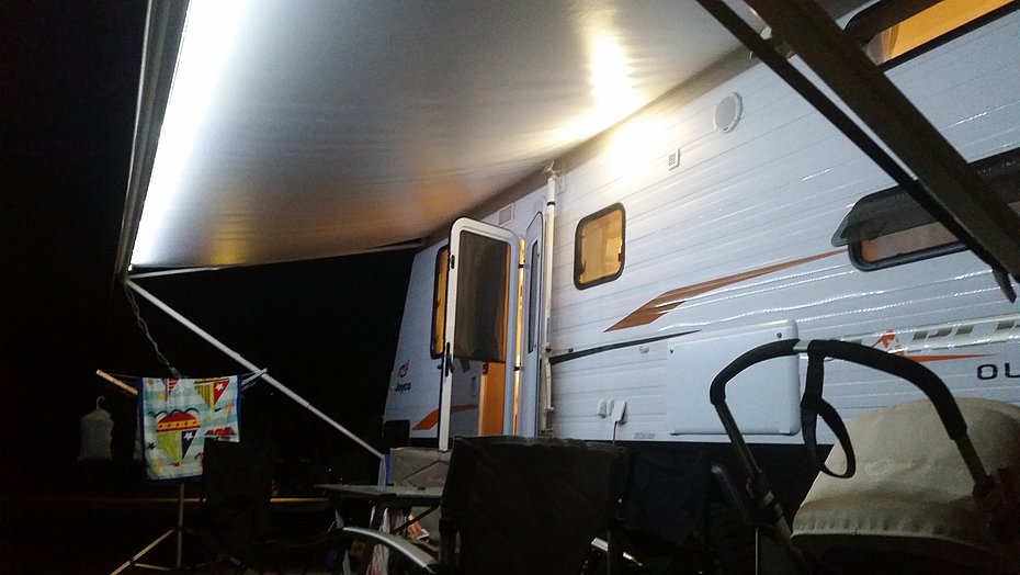 Caravan led strip shop lights